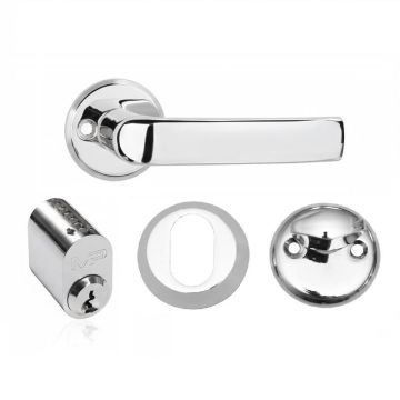 Durų rankena, vidaus MP MRO-06-35A set, chromo