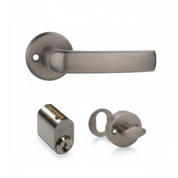Durų rankena, lauko MP MRO-06-35A MBN set, grafito
