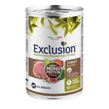 Šlapias šunų maistas Exclusion Mediterraneo kalakutiena,400G