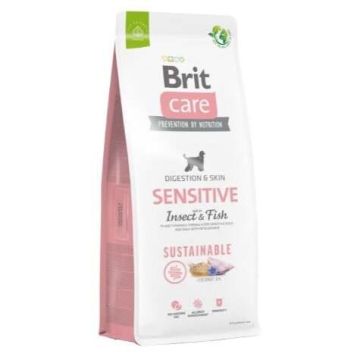 Sausas šunų maistas Brit Care Insect&Fish, žuvis, 12 kg