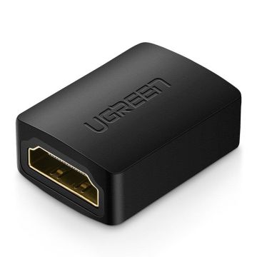 Adapteris UGREEN HDMI F, HDMI F, juodas 20107