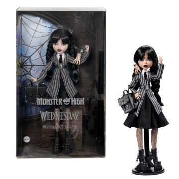 Lėlė su priedais Monster High Wednesday Addams HXJ04