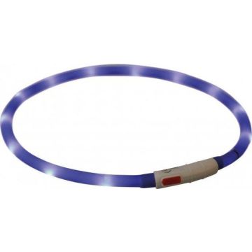 Antkaklis šunims Trixie Flash Light, mėlyna, 700x10mm, XS-XL