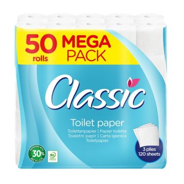 POPIER TUALET CLASSIC 50RUL