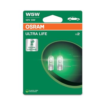 LEMP AUT OSRAM 2825ULT-02B 5W 12V BLI2