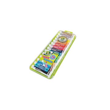 Guašas JOLLY SUPER TEMPERA, 105 ml, įvairių spalvų, 14 vnt.