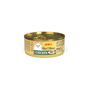 Šlapias kačių maistas JosiCat Mousse su vištiena, 85G