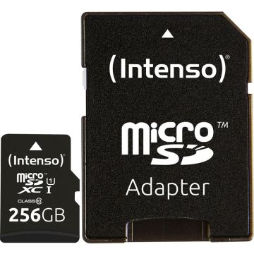 KORTELĖ ATMINTIES INTENSO MICRO SDXC 256 GB