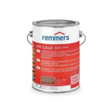 Medienos impregnantas HK-Lasur 3in1 RC-660 riešuto sp 2.5l