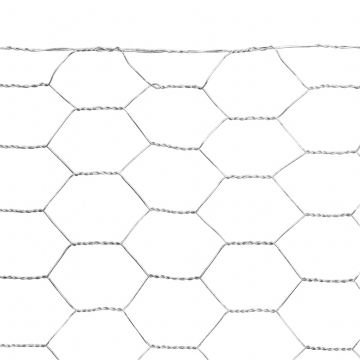Tinklas Hexagonal, 25 x 25 x 0.8 mm, 50 cm, 10 m, cinkuota
