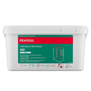 Mastika Penosil Air/Vapour 660, balta, 5kg