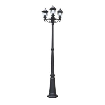 Šviestuvas Arna, 15W, 3XE27, IP44, juodas, 55 cm x 212 cm