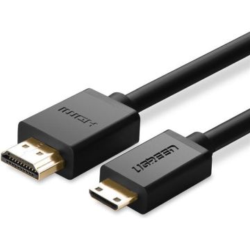 Kabelis UGREEN MINI HDMI M, HDMI M, 1.5m, juodas 11167