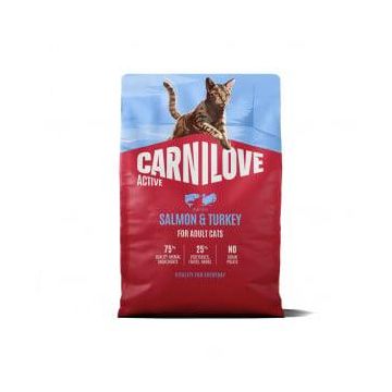 Sausas kačių maistas Carnilove su lašiša ir kalakutiena 2 kg