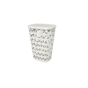 Dėžė skalbiniams Oceana Off White 55l