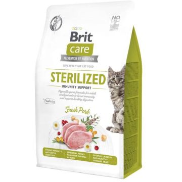 Sausas kačių maistas Brit Care Sterilized Immunity 2kg