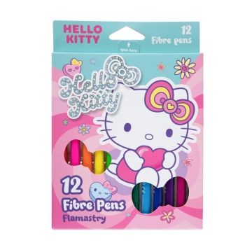 Flomasteriai, Hello Kitty vienpusiai, 12 vnt.