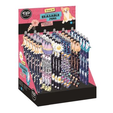 Rašiklis su rašalo trynikliu Colorino, įv spalvų, 0.5 mm