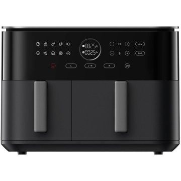 Karšto oro gruzdintuvė Xiaomi Dual Zone, juoda, 2700 W, 10 l