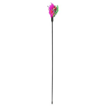 Žaislas katei Flamingo FEATHERSTICK, įvairių spalvų