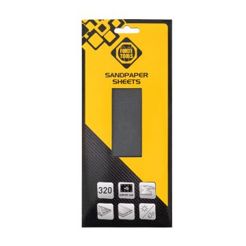 Šlifavimo lapeliai FORTE TOOLS, Nr. 320, 93×230, 5 vnt.