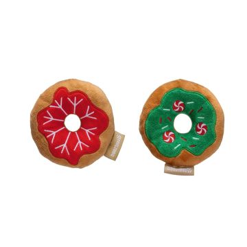 Žaislas šuniui Christmas donuts, 2 vnt.