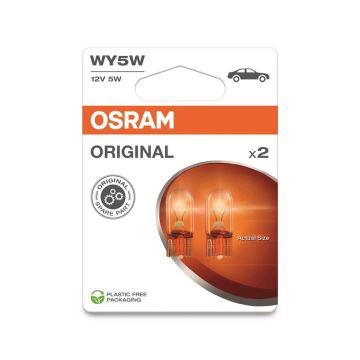 Automobilio lemputė Osram 2827NA-2BL, Kaitrinė, oranžinė,12V