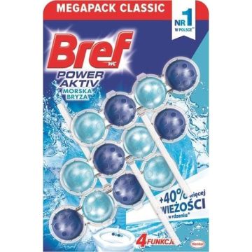 WC valiklis - gaiviklis Bref Active, 3 vnt.