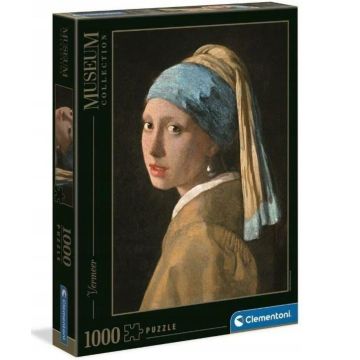 Dėlionė Clementoni Girl with a Pearl Earrig 37x28cm 1000 vnt