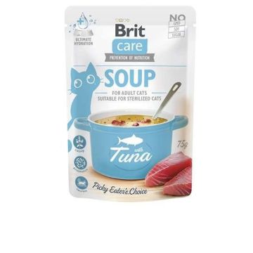 Brit Care sriuba katėms su tunu, 75 gr.