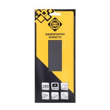 Šlifavimo lapeliai FORTE TOOLS, Nr. 280, 93×230, 5 vnt.