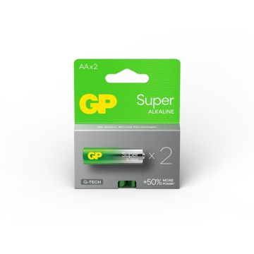 Elementai GP SUPER ALKALINE AA/LR06, 1,5V, 2 vnt.