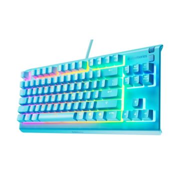 KLAVIATŪRA STEELSERIES APEX 3 TKL AQUA