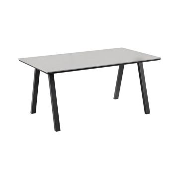 Lauko stalas Domoletti Dino, pilkas, 160 cm x 90 cm x 75 cm