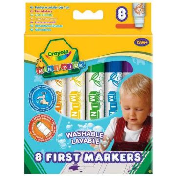 Flomasteriai Crayola, vienpusiai, 8 vnt.