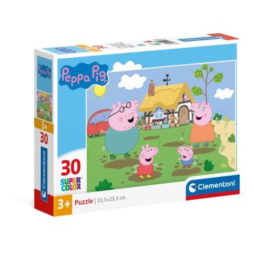 Dėlionė Clementoni Super Color Peppa Pig 20838, 30 vnt.