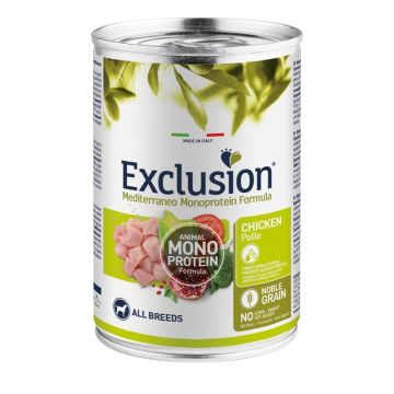 Šlapias šunų maistas Exclusion Mediterraneo, vištiena, 400G