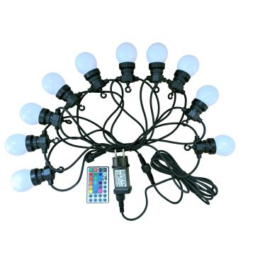 LED girliandos burbulas Domoletti BDG50-10-5T, 5 m, 10, rgb