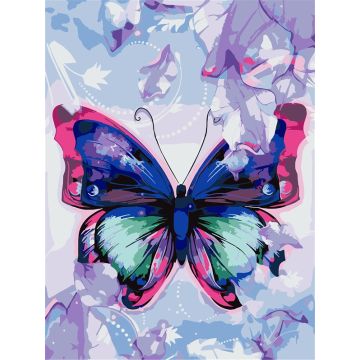Tapymas pagal skaičius Butterfly 80909