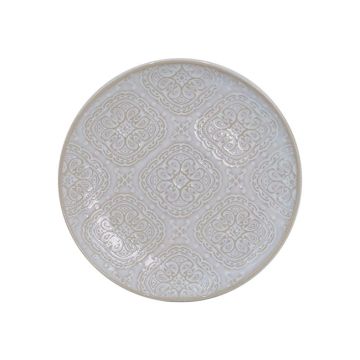 Lėkštė desertinė Domoletti White arabic, Ø 19 cm, balta