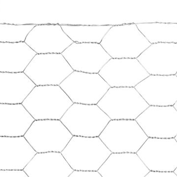 Tinklas Hexagonal, 25 x 25 x 0.8 mm, 50 cm, 10 m, cinkuota