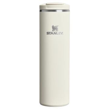 Termopuodelis Stanley The Transit Fliptop, 0.470 l, kreminė