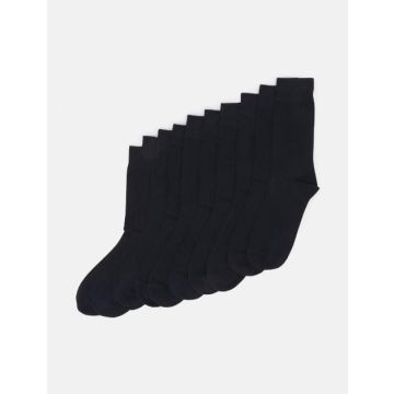SOCKS FOR MEN BLACK 43-46 10 PAIRS