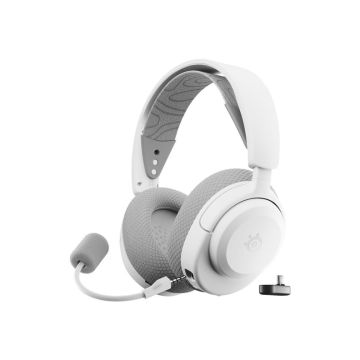 Belaidės žaidimų ausinės Steelseries Arctis Nova 3XW, balta