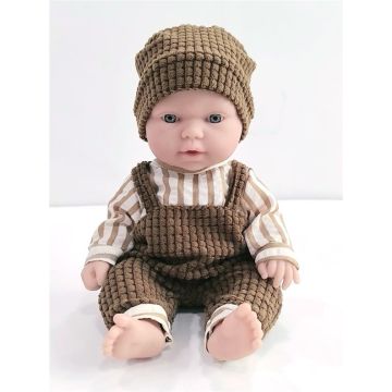 Lėlė - kūdikis su priedais Pure baby 706629W, 25 cm