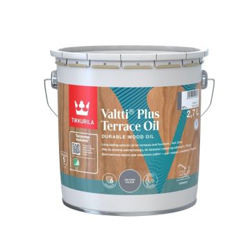 Medienos aliejus Tikkurila Valtti Terrace Oil+ pilka 2.7l