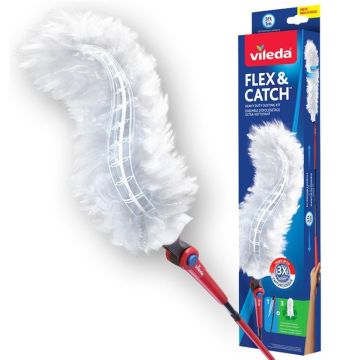 Dulkių šluotelė Flex&Catch ilga su 1 papildymu