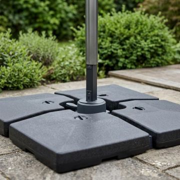 Sodo skėčio pagrindas Domoletti, 1 cm, juoda