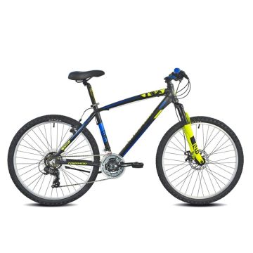 Dviratis kalnų Torpado, 26 ", 15" rėmas, juoda sp.