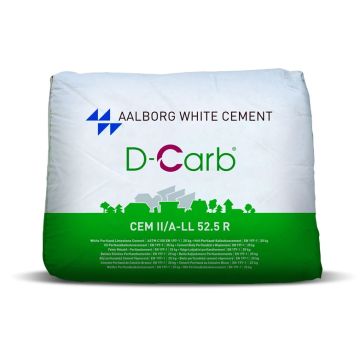 Baltas cementas D-CARB 52.5R 25KG (1.5T)